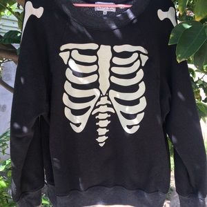 Wild fox skeleton sweatshirt